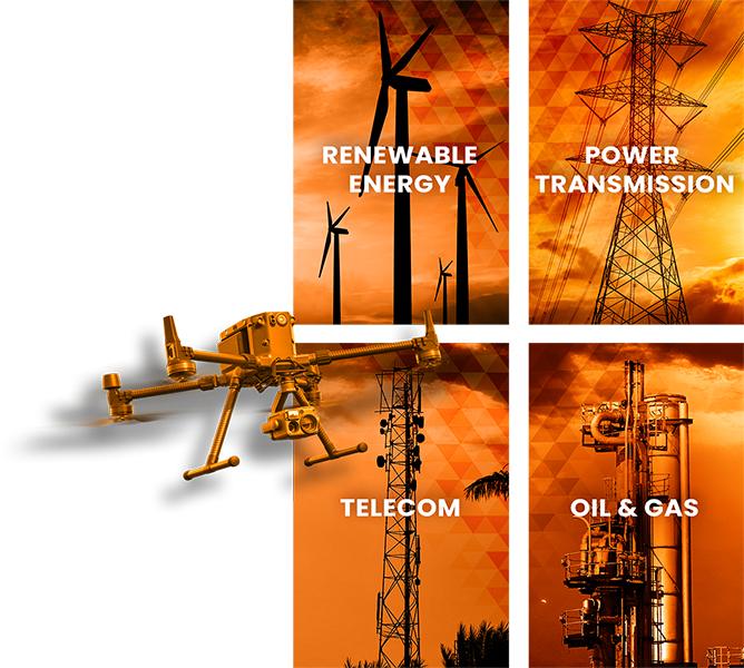 Renewable Energy, Power Transmission, Oil & Gas, Telecom